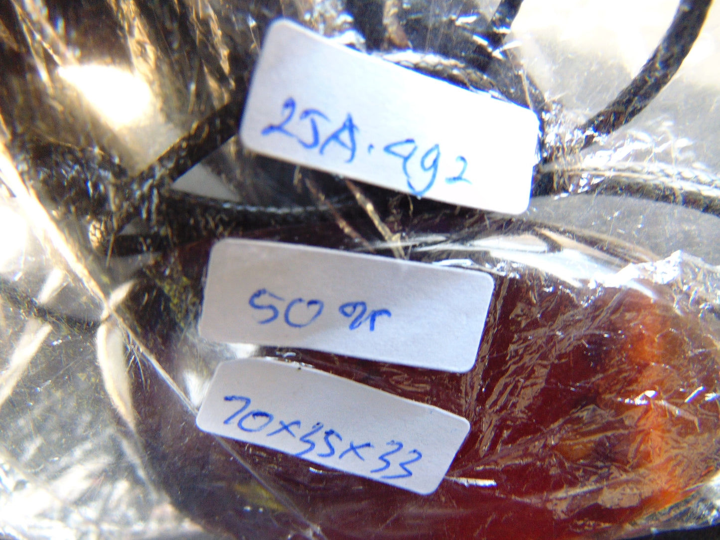 50 gram Pendant Indonesian Big Blue Amber for Healing 25A492