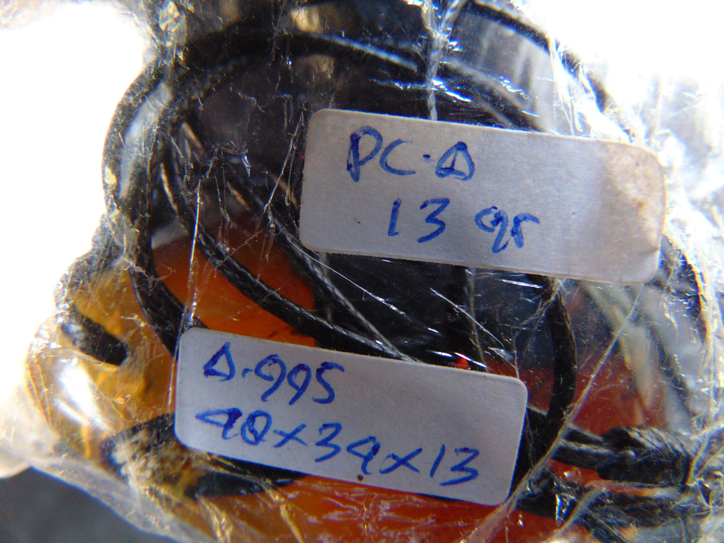 13 gram Pendant Indonesian Blue Amber for Healing PCA995
