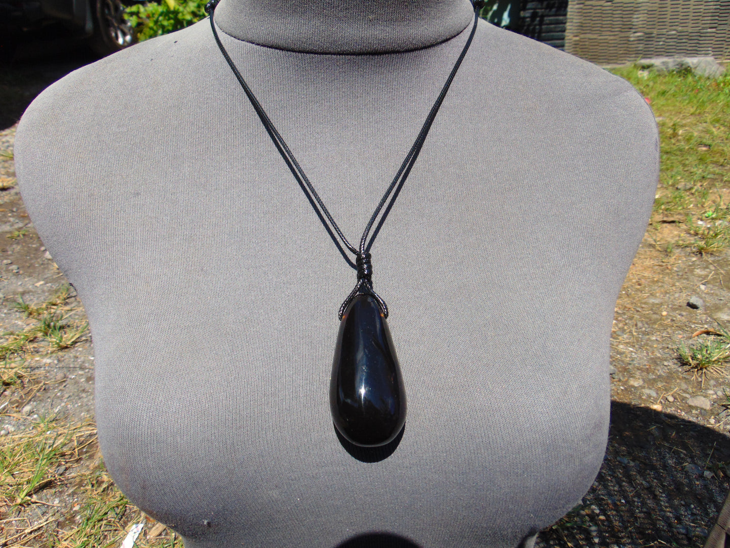 22 gr Teardrop Pendant Indonesian blue Amber for Healing 25A53