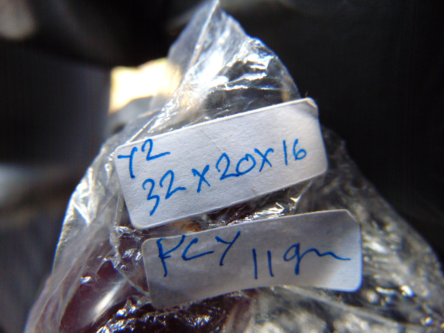 11 gr Teardrop Pendant Indonesian blue Amber for Healing PCY2