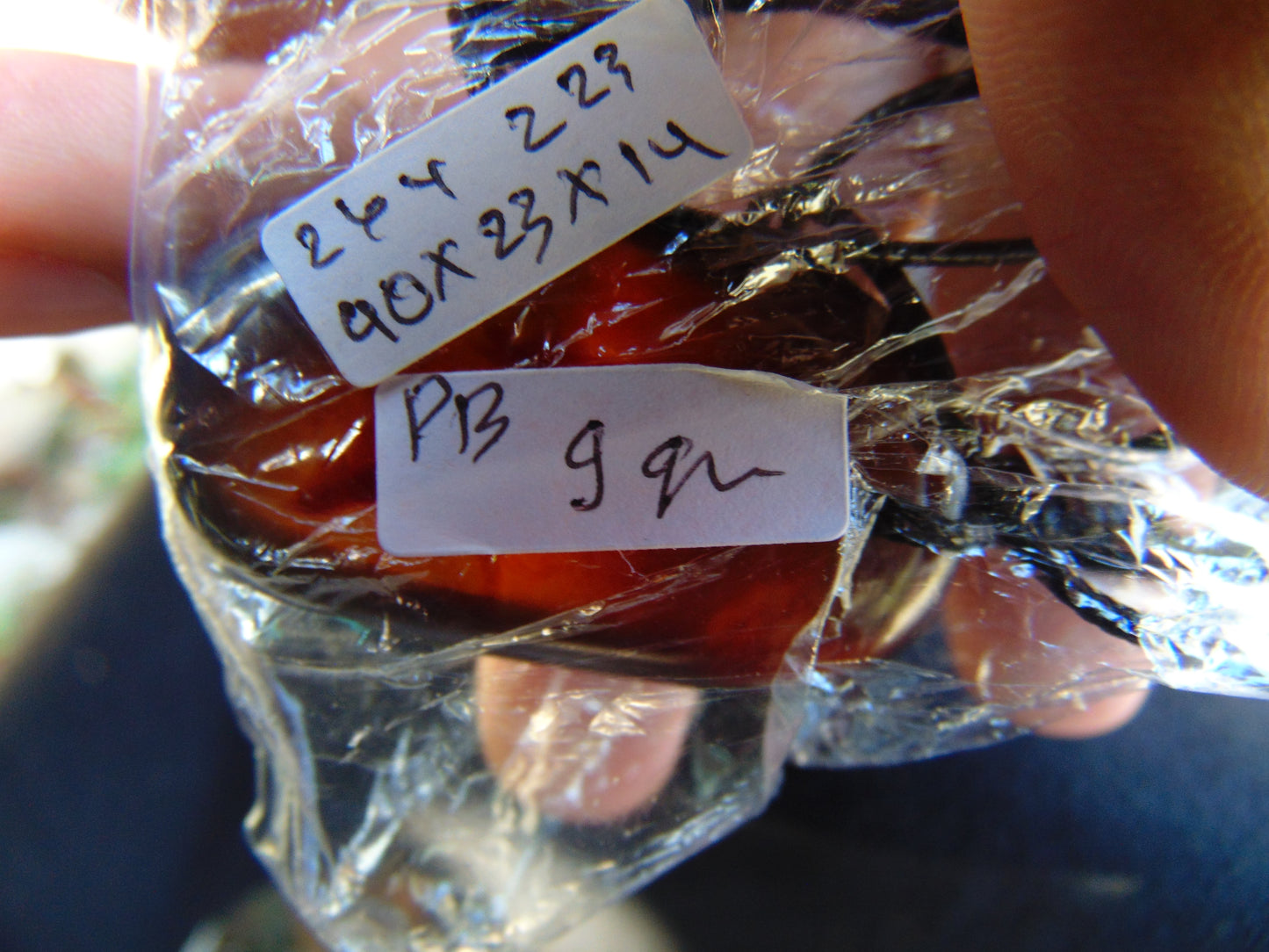 9 gram Pendant Indonesian Blue Amber for Healing 26Y223