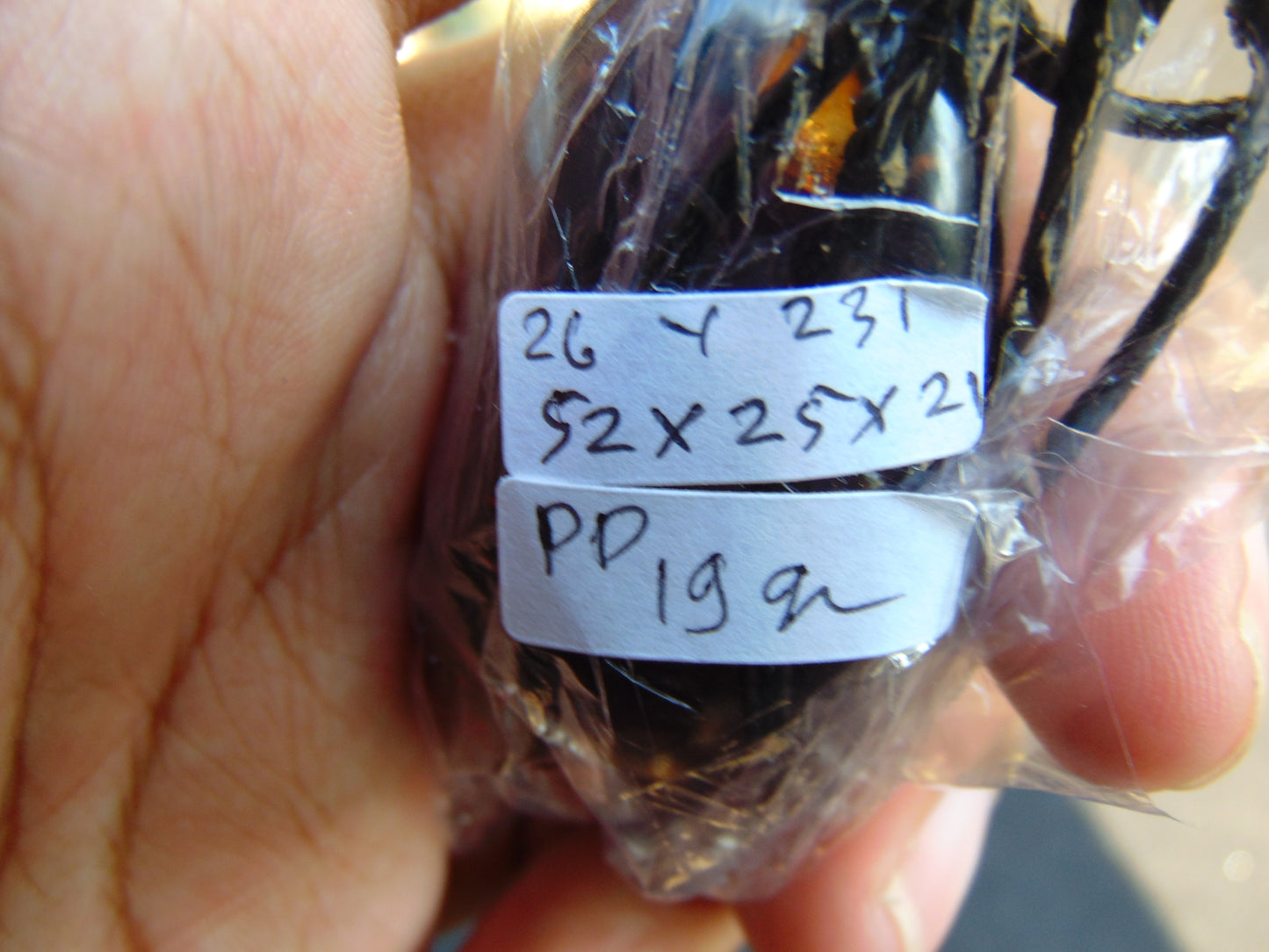 19 gram Pendant Indonesian AAAAA Blue Amber for Healing 26Y231