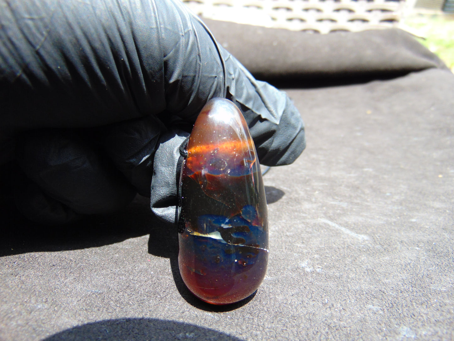 15 gr Teardrop Pendant Indonesian Amber for Healing 25A48