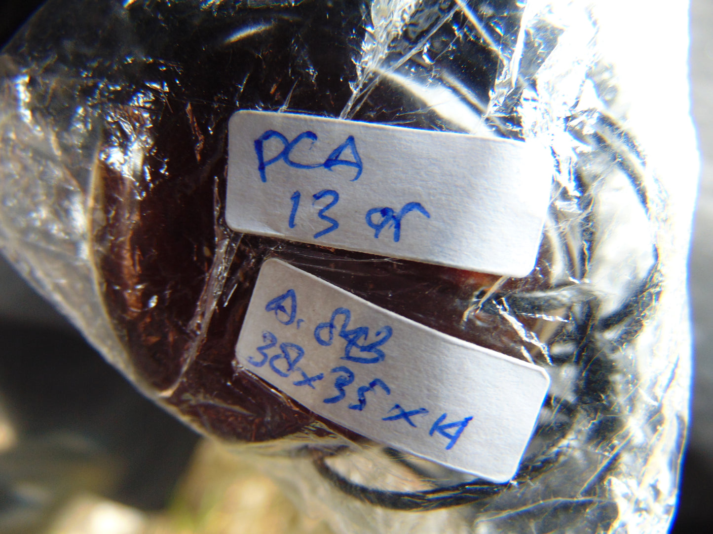 13 gram Pendant Indonesian Blue Red Amber for Healing PCA843