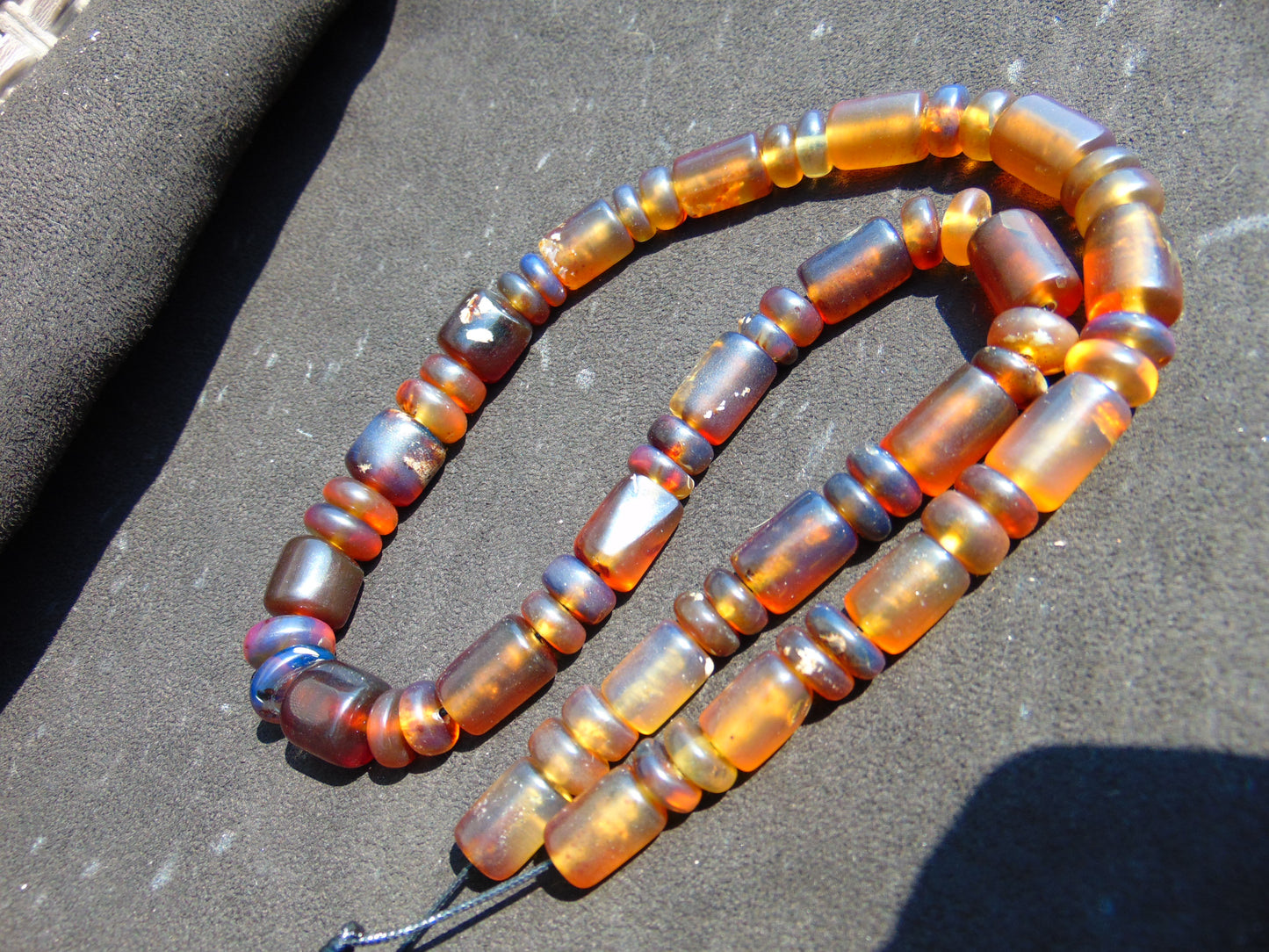 69 gram Small Beads Combination Necklace Indonesian Amber for Healing NK26
