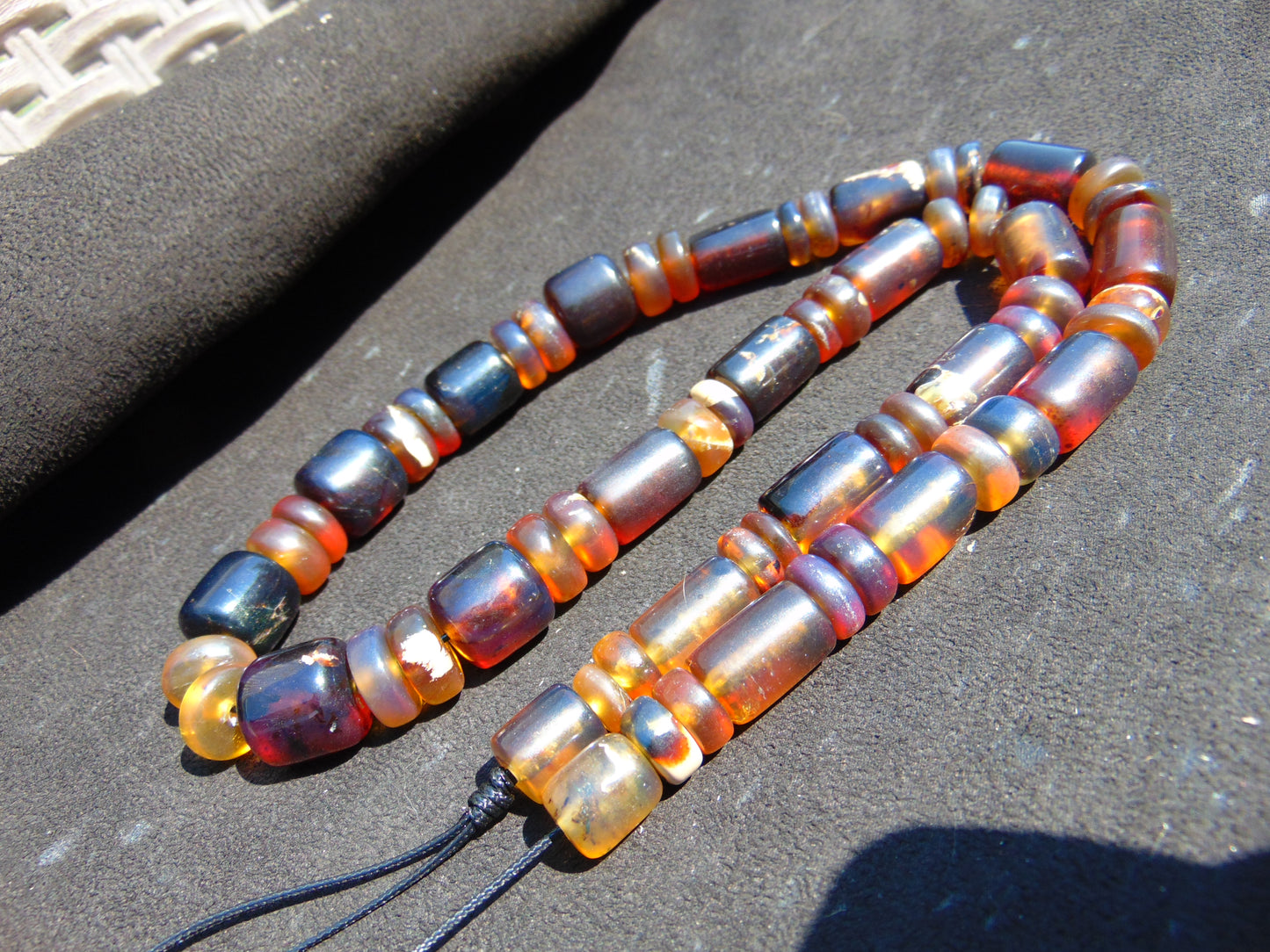 73 gram Small Beads Combination Necklace Indonesian Amber for Healing NK33