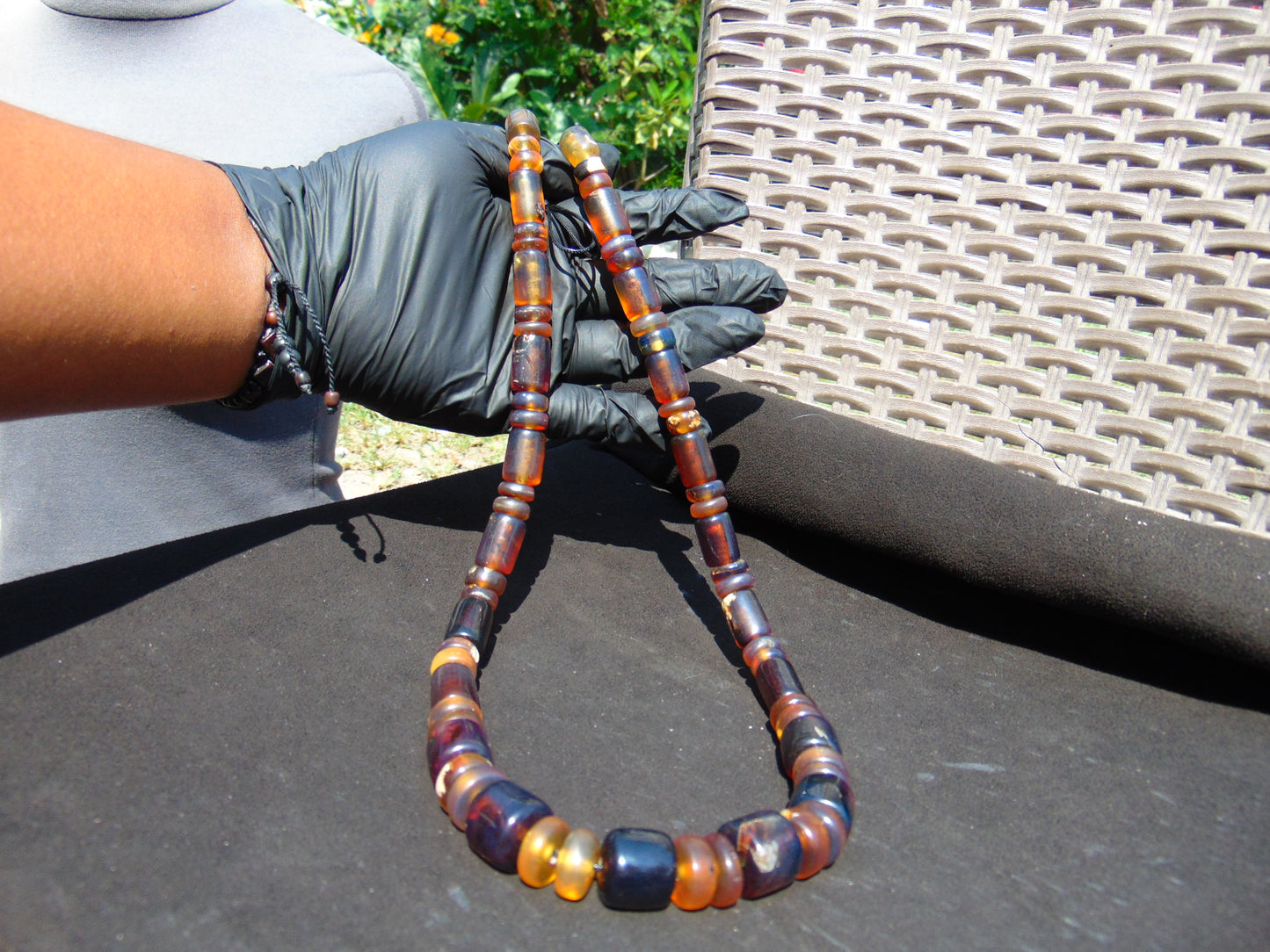 73 gram Small Beads Combination Necklace Indonesian Amber for Healing NK33