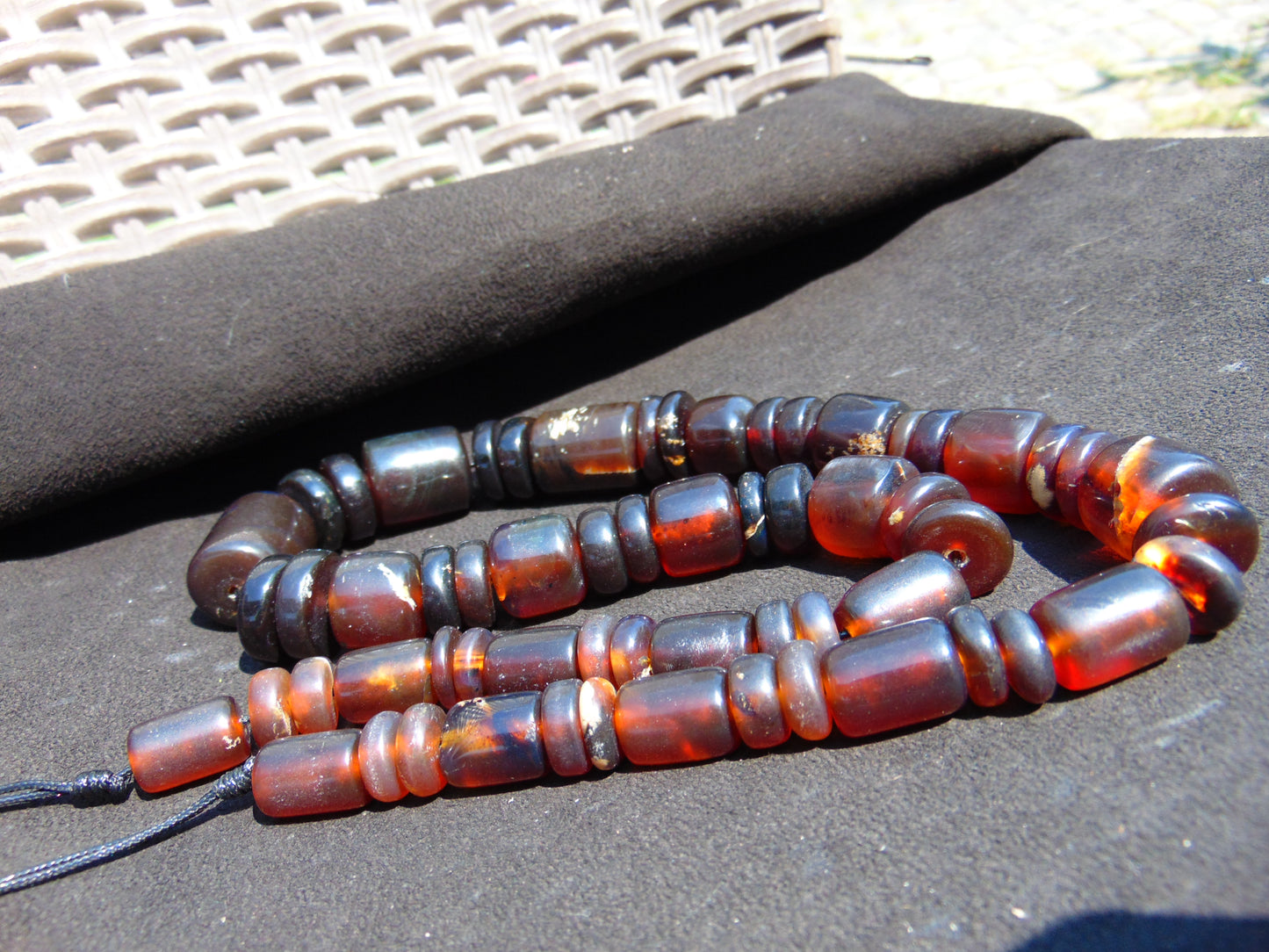 105 gram Small Beads Combination Necklace Indonesian Amber for Healing NK32