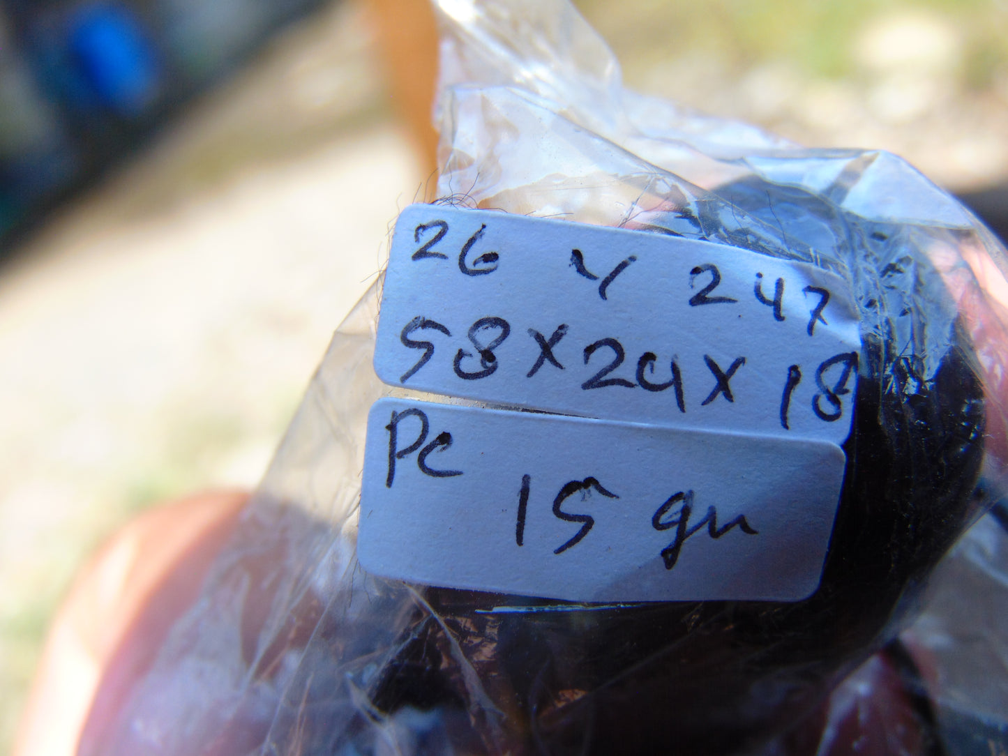 15 gram Teardrop Pendant Indonesian Blue Amber for Healing 26Y247