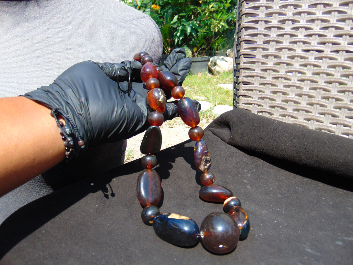114 gram Small Beads Combination Necklace Indonesian Amber for Healing NK9