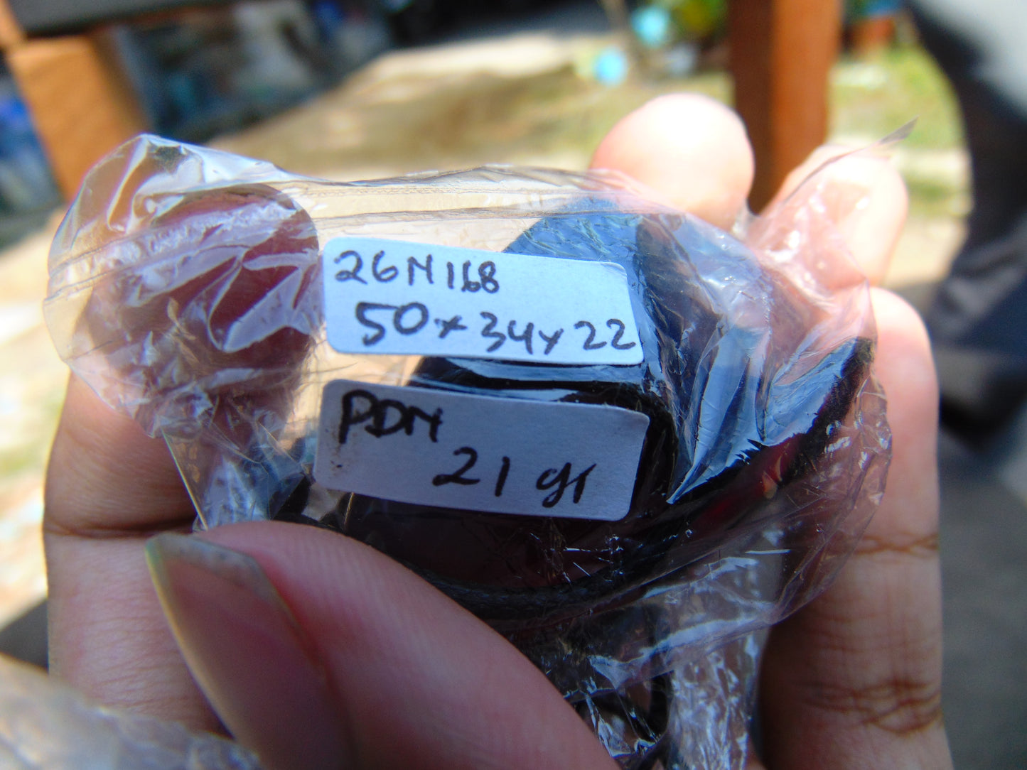 21 gram Pendant Indonesian Blue Amber for Healing 26N148