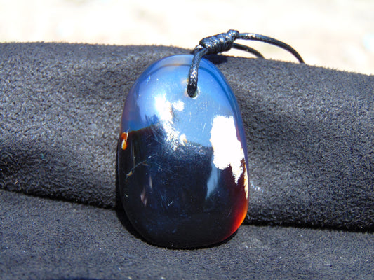 10 gram Pendant Indonesian Blue Amber for Healing 26Y190