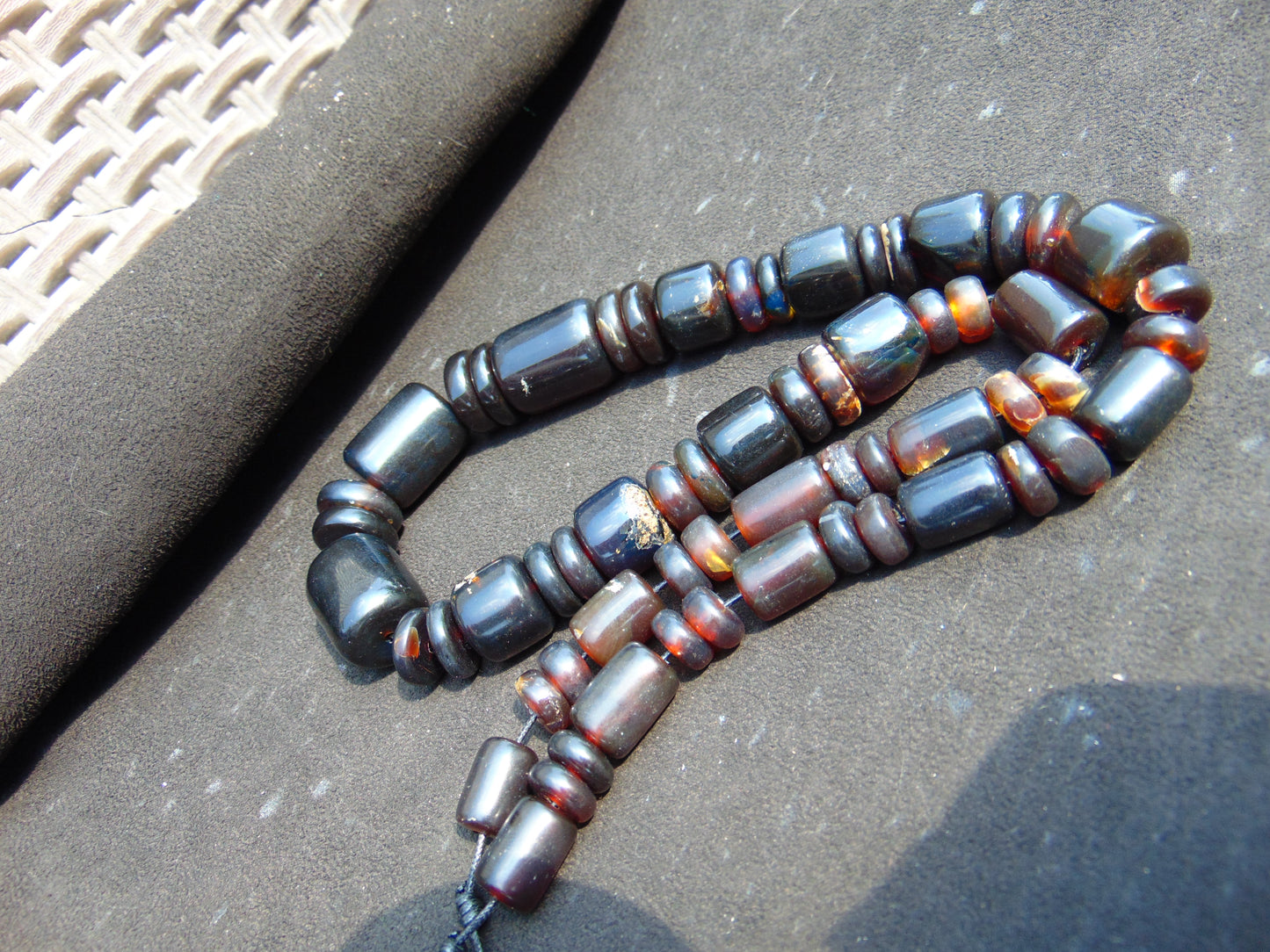 103 gram Small Beads Combination Necklace Indonesian Amber for Healing NK20