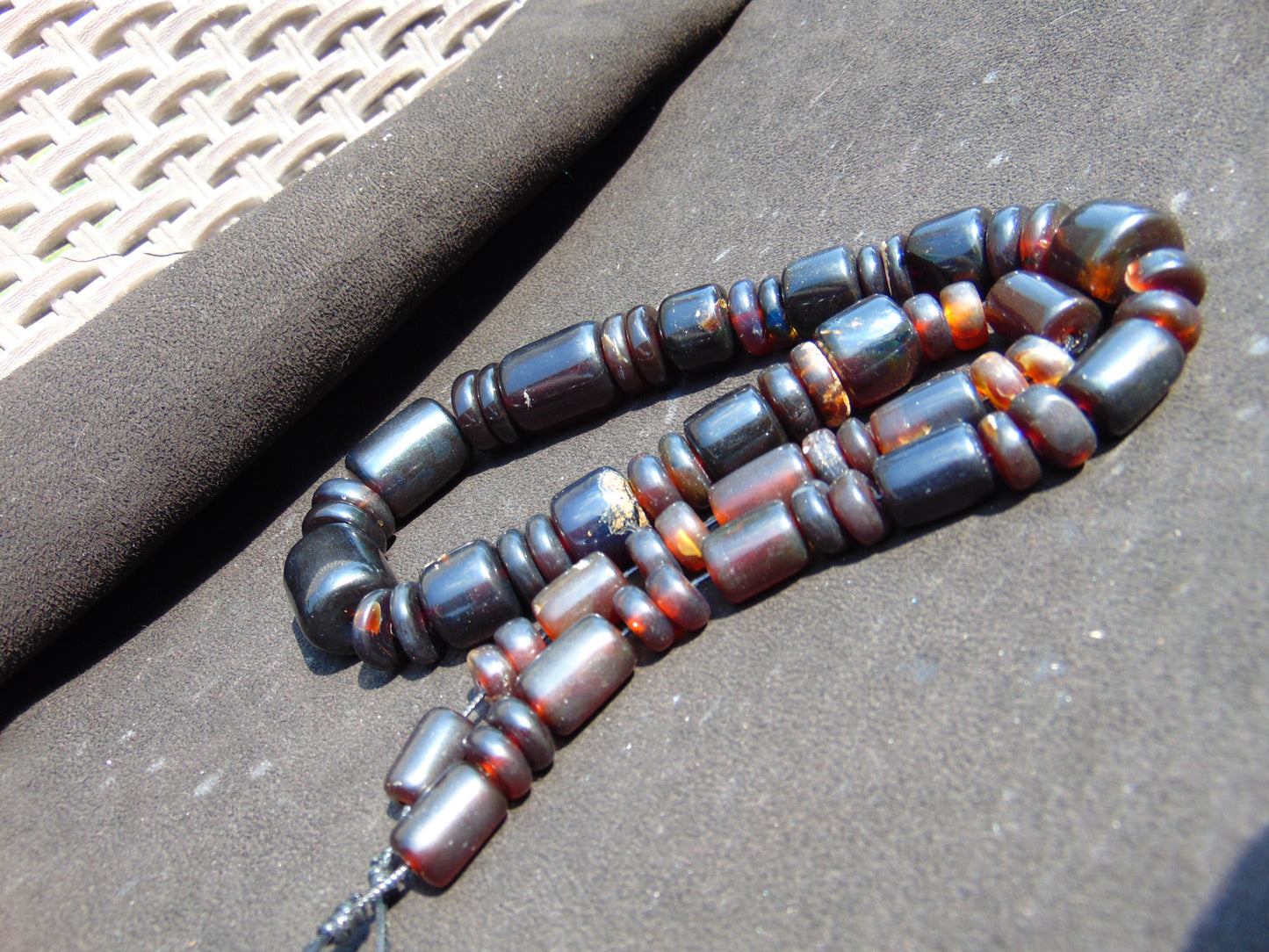 103 gram Small Beads Combination Necklace Indonesian Amber for Healing NK20