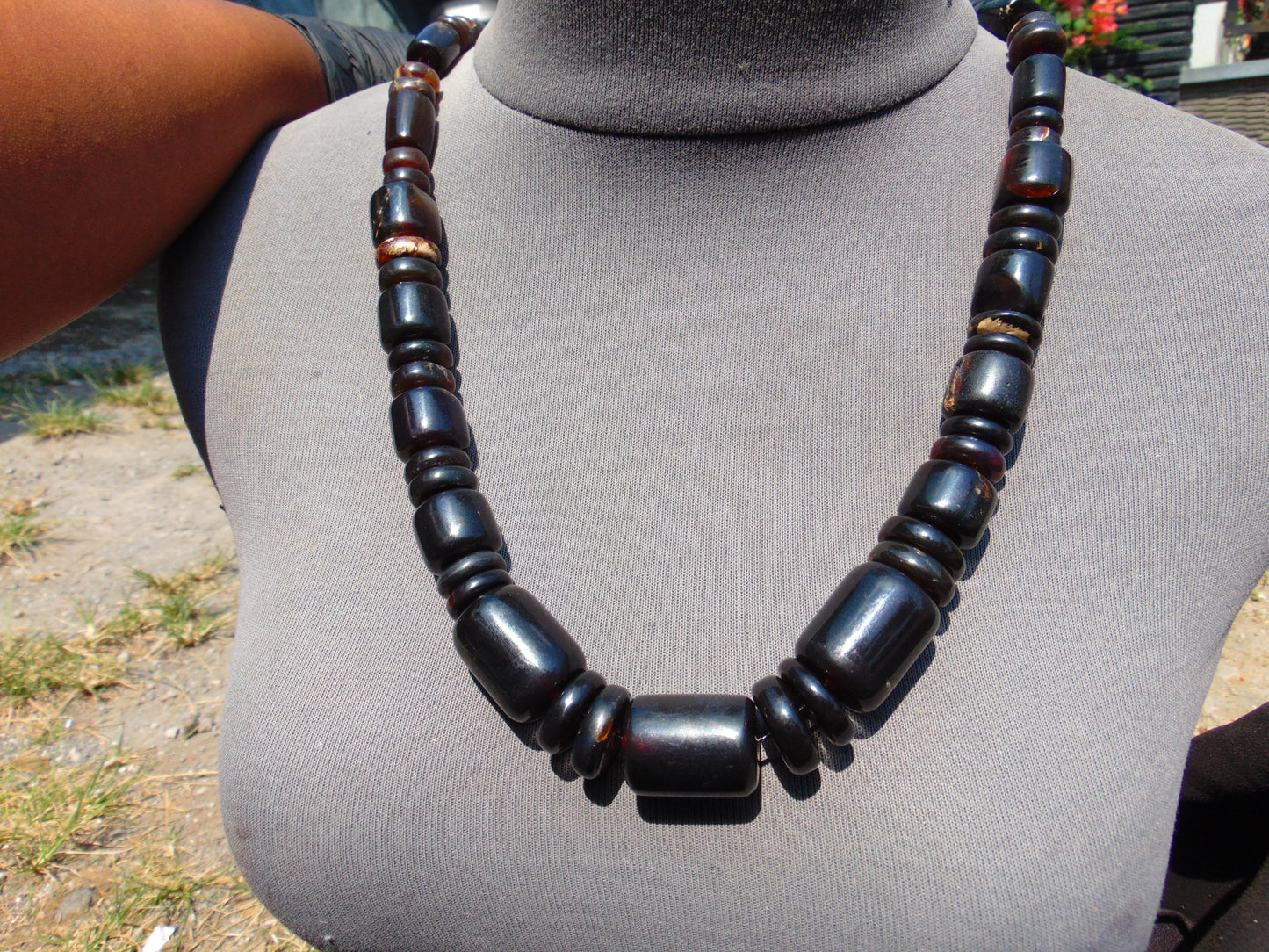 103 gram Small Beads Combination Necklace Indonesian Amber for Healing NK20