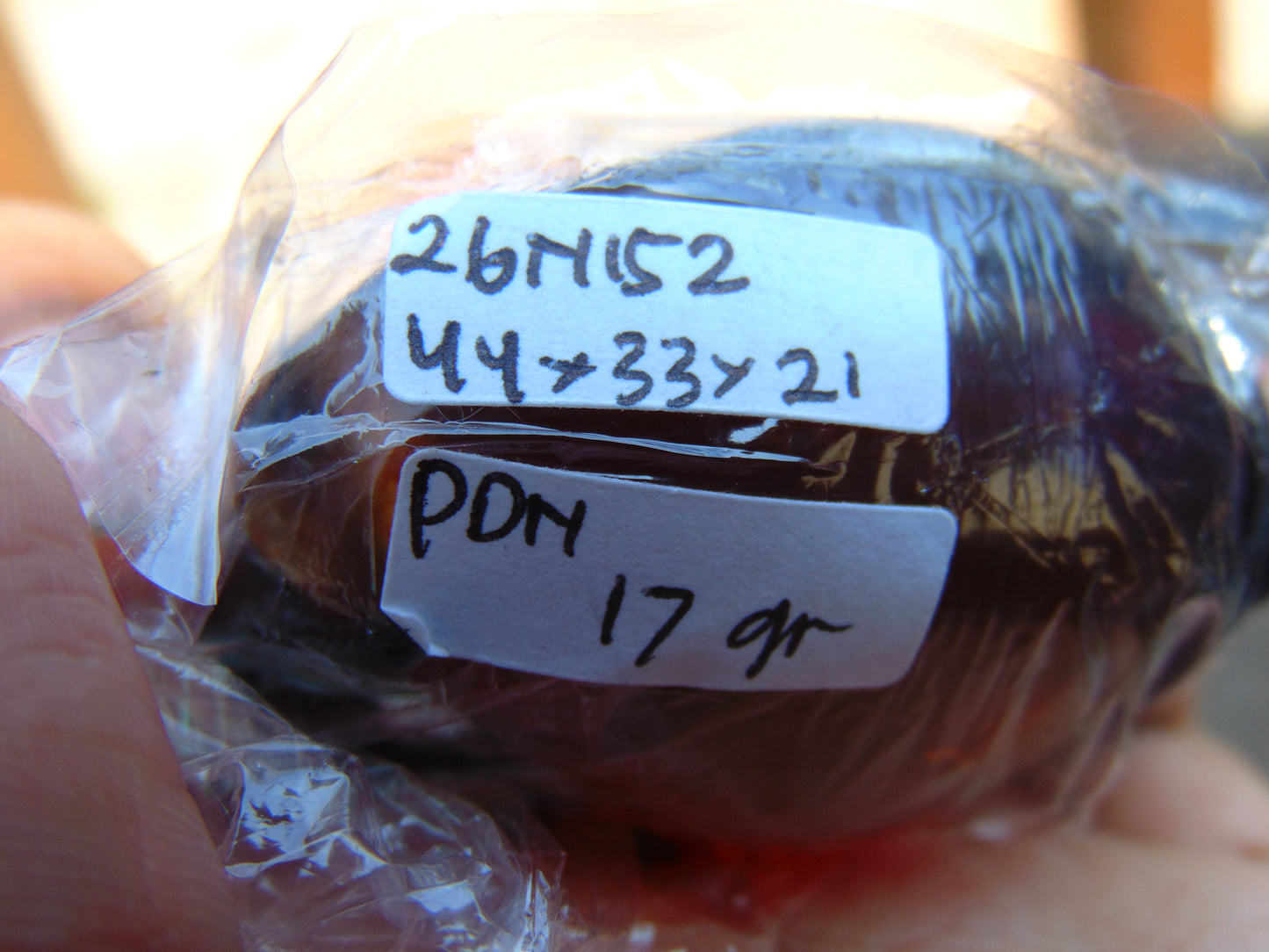 17 gram Pendant Indonesian Blue Amber for Healing 26N152