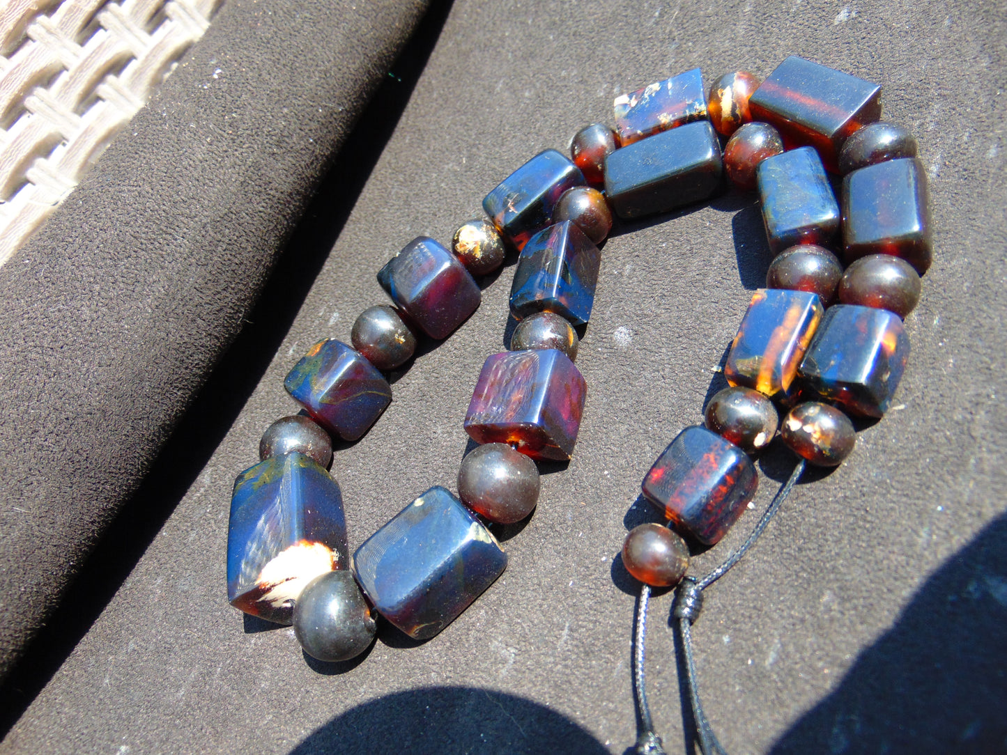 85 gram Small Beads Combination Necklace Indonesian Amber for Healing NK16