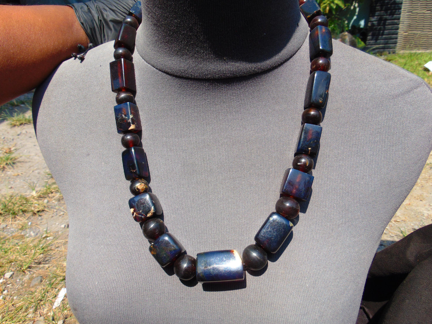 85 gram Small Beads Combination Necklace Indonesian Amber for Healing NK16