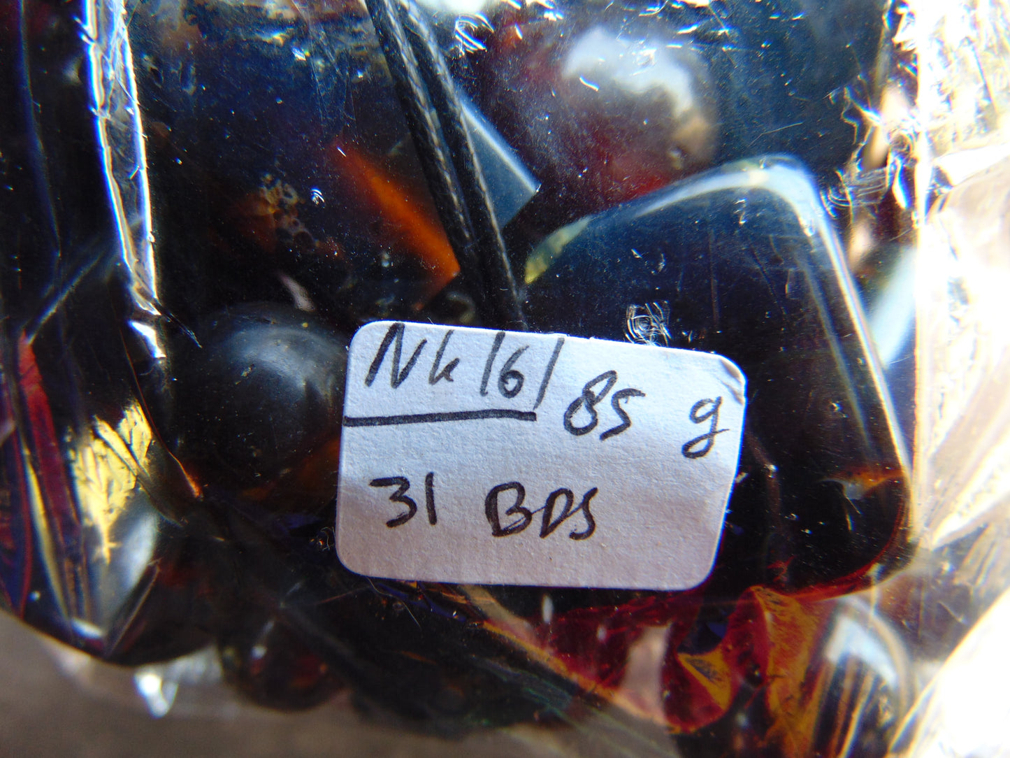 85 gram Small Beads Combination Necklace Indonesian Amber for Healing NK16