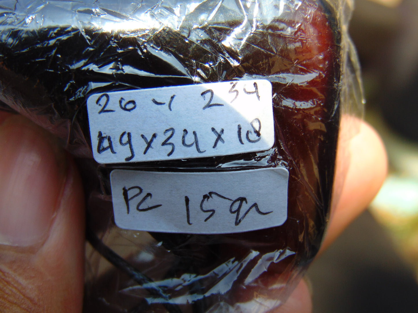 15 gram Pendant Indonesian Cherry Red Amber for Healing 26Y234