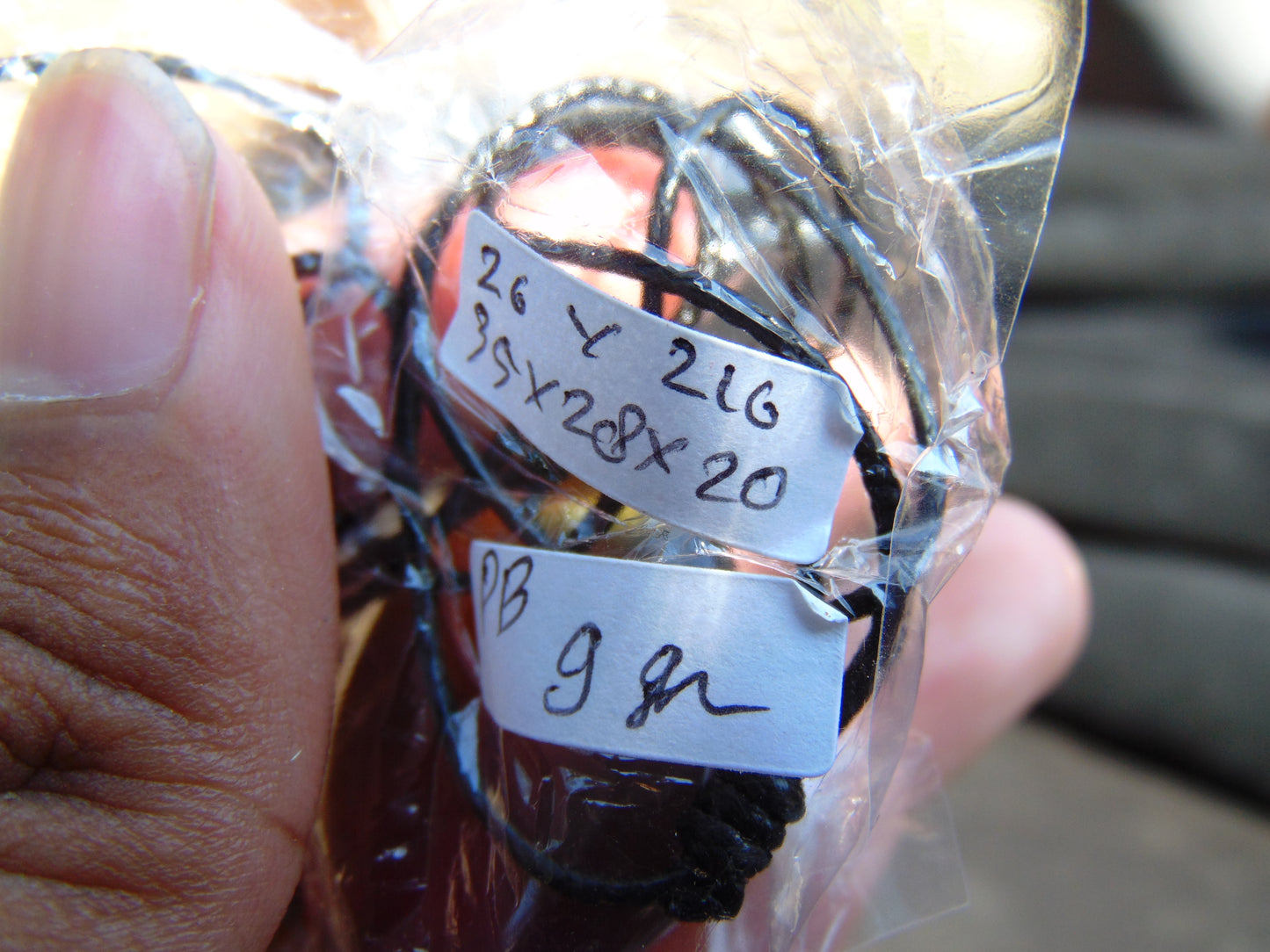 9 gram Pendant Indonesian Blue Amber for Healing 26Y216
