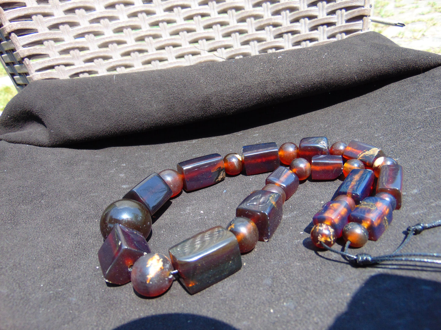 96 gram Small Beads Combination Necklace Indonesian Amber for Healing NK18