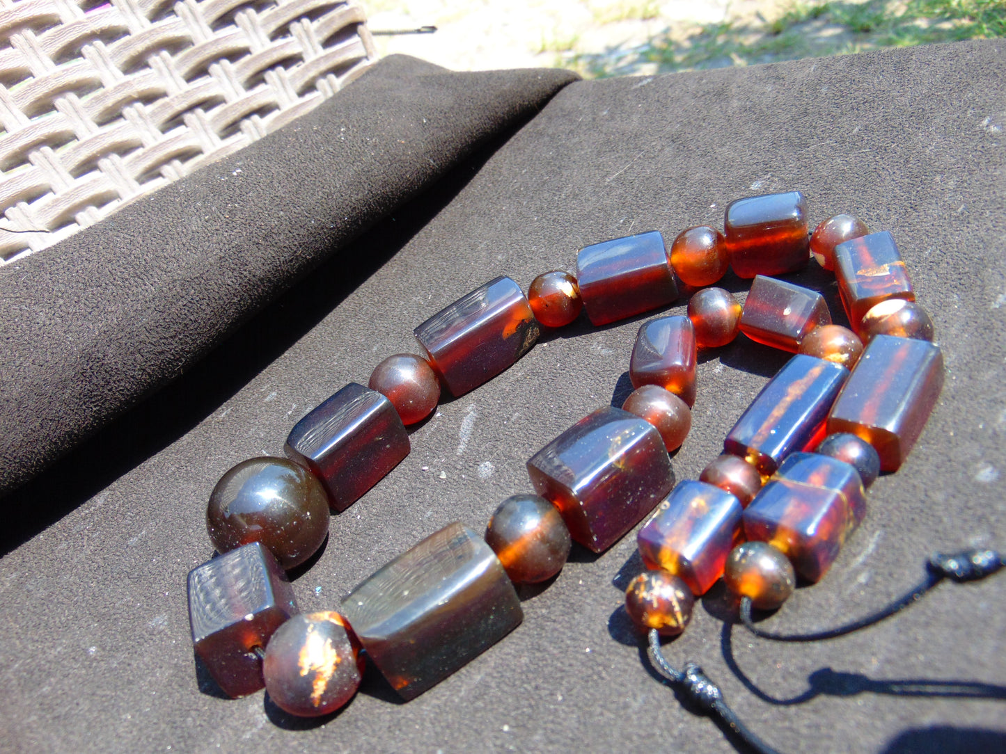 96 gram Small Beads Combination Necklace Indonesian Amber for Healing NK18
