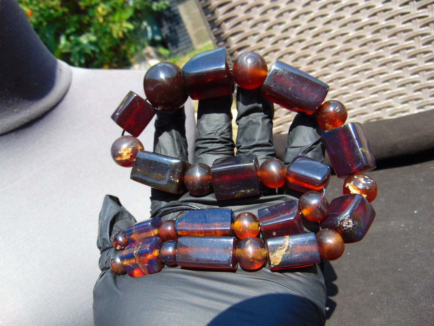 96 gram Small Beads Combination Necklace Indonesian Amber for Healing NK18