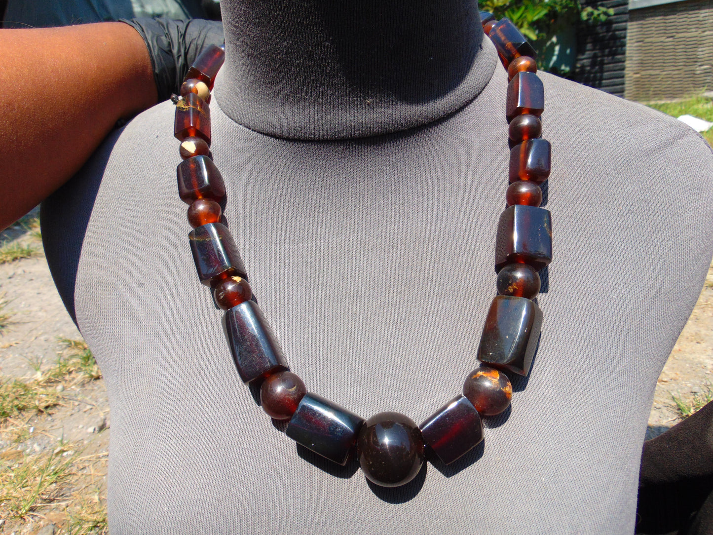 96 gram Small Beads Combination Necklace Indonesian Amber for Healing NK18