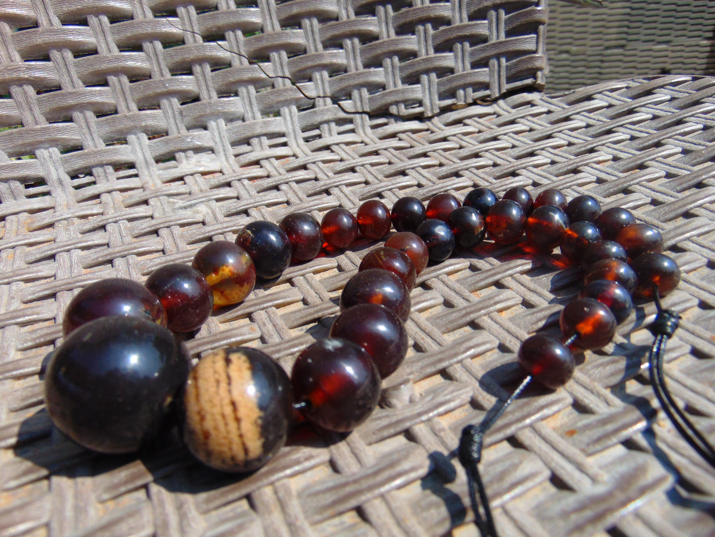 57 gram Small Beads Combination Necklace Indonesian Amber for Healing NE9
