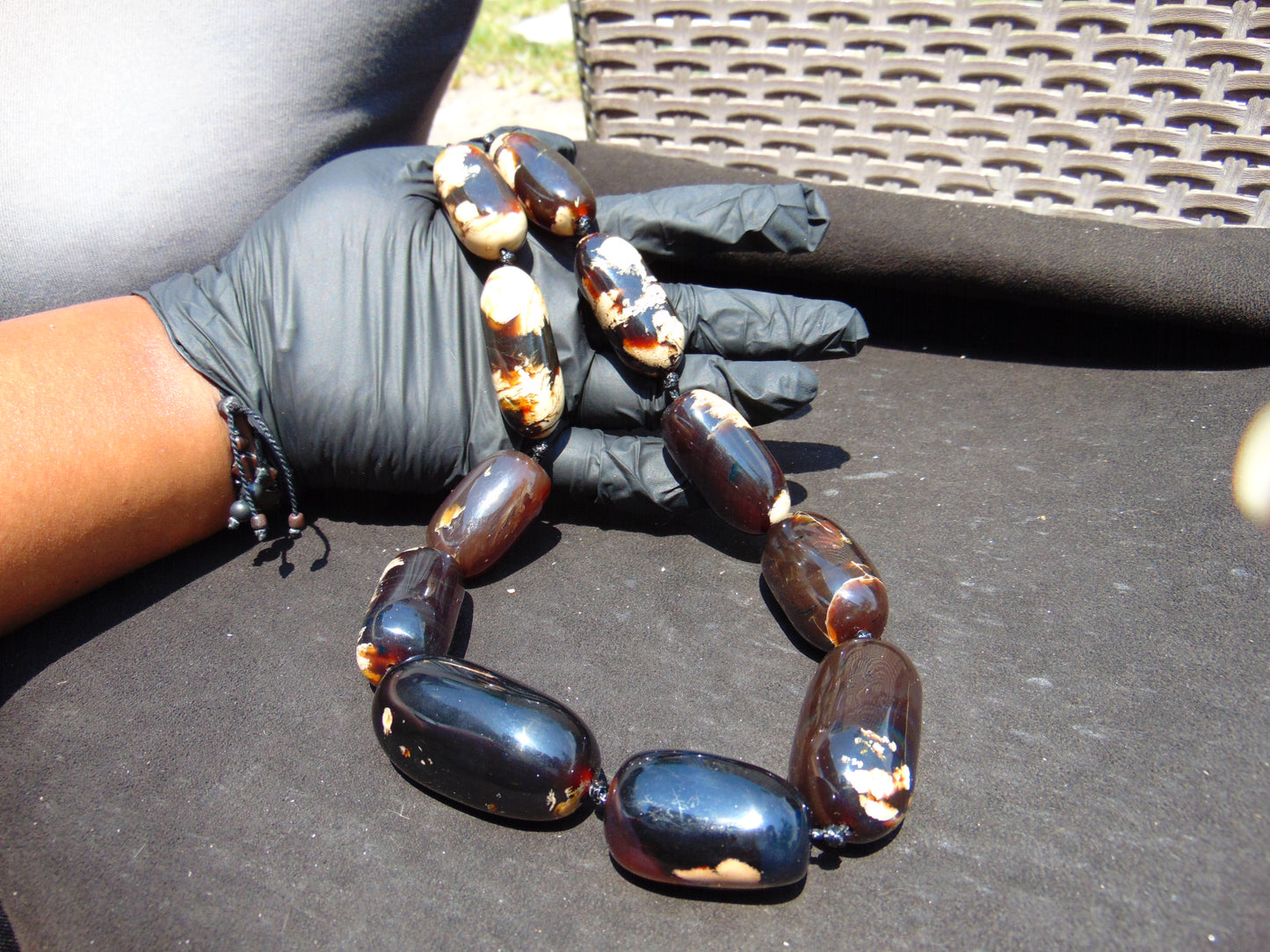 152 gr Big Necklace Indonesian Amber for Healing A11K41