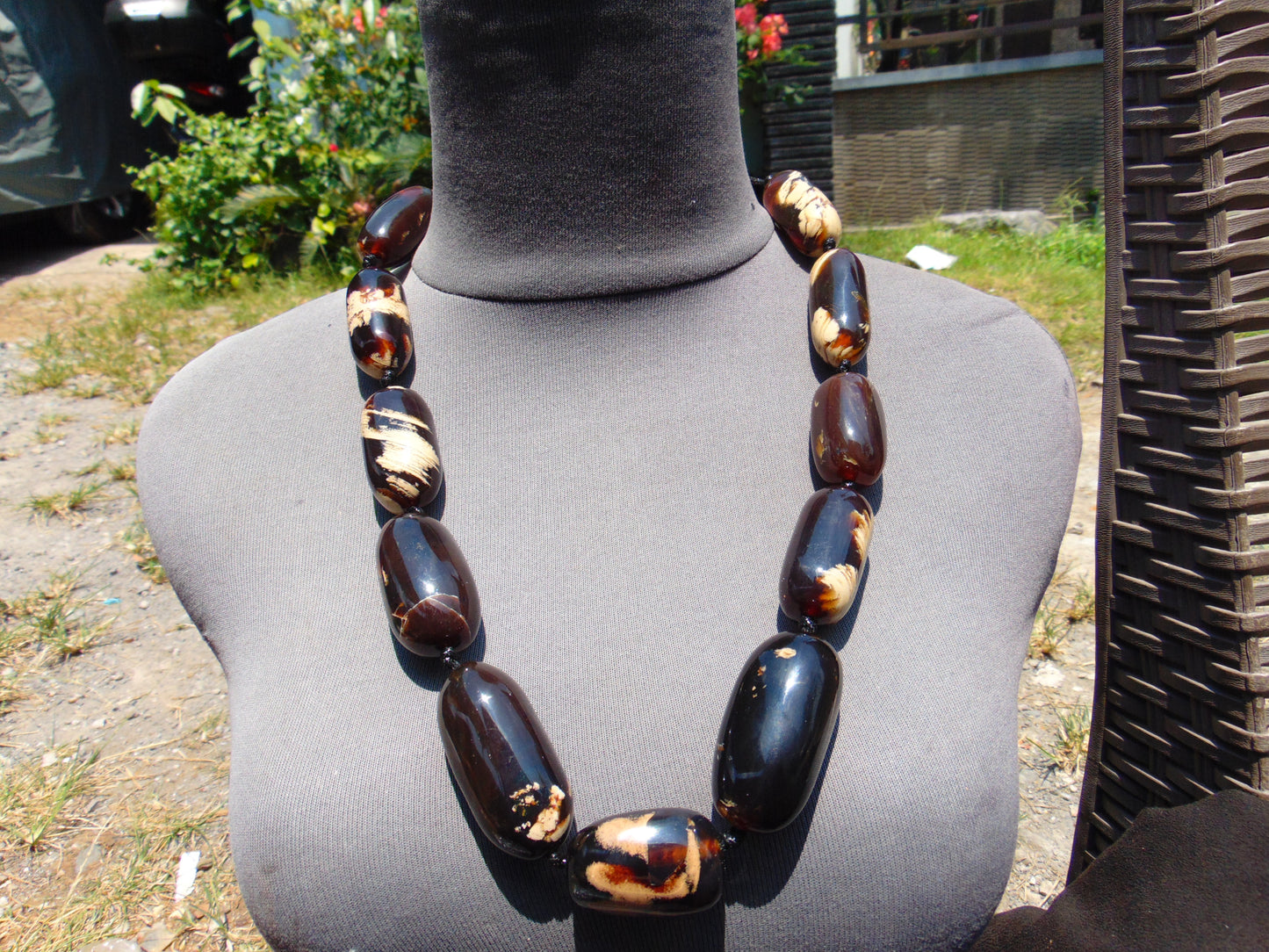 152 gr Big Necklace Indonesian Amber for Healing A11K41