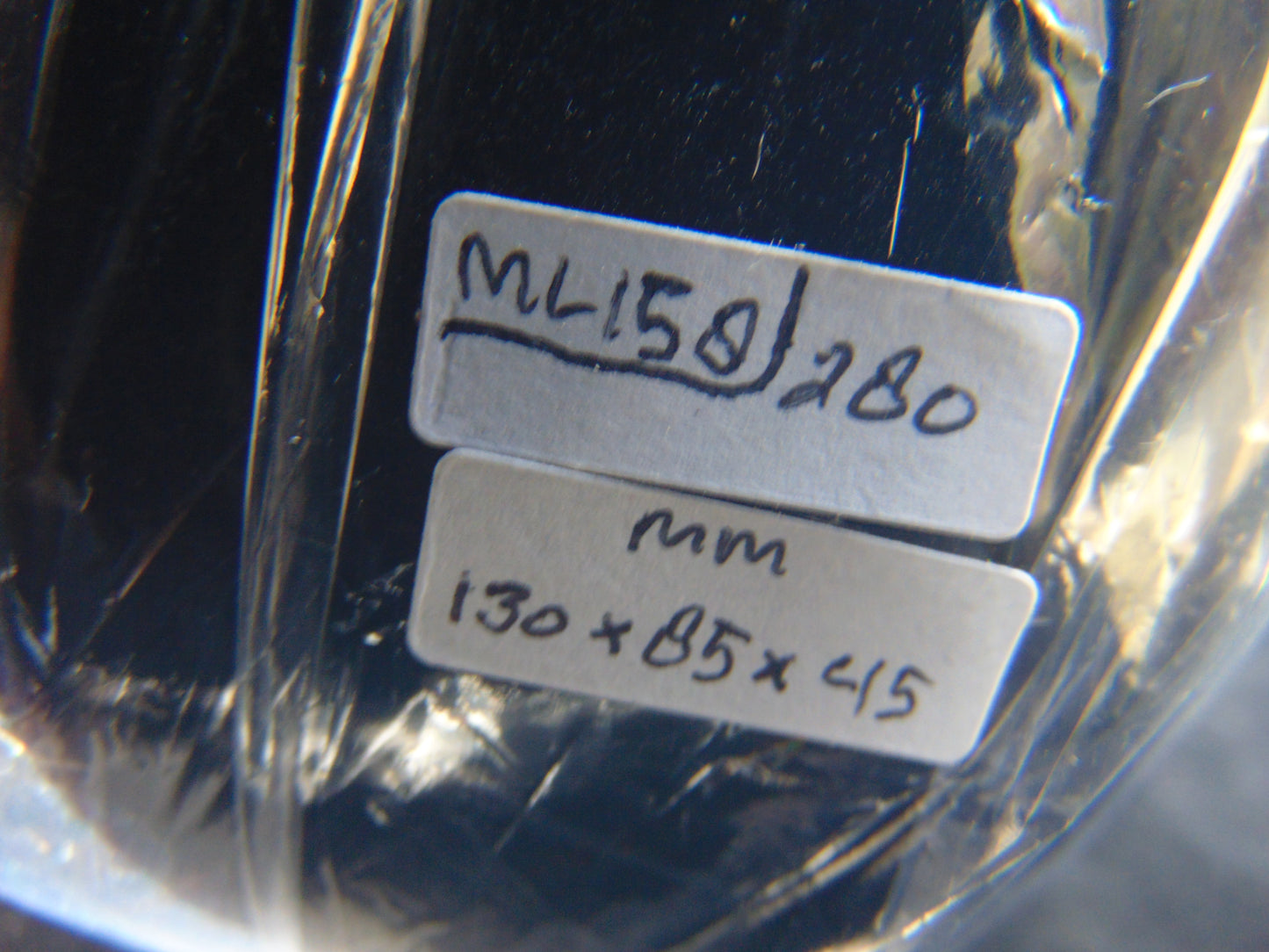 280 gr Blue Polished 130x85x45 mm Indonesia Dark Blue Green Amber for Healing ML158