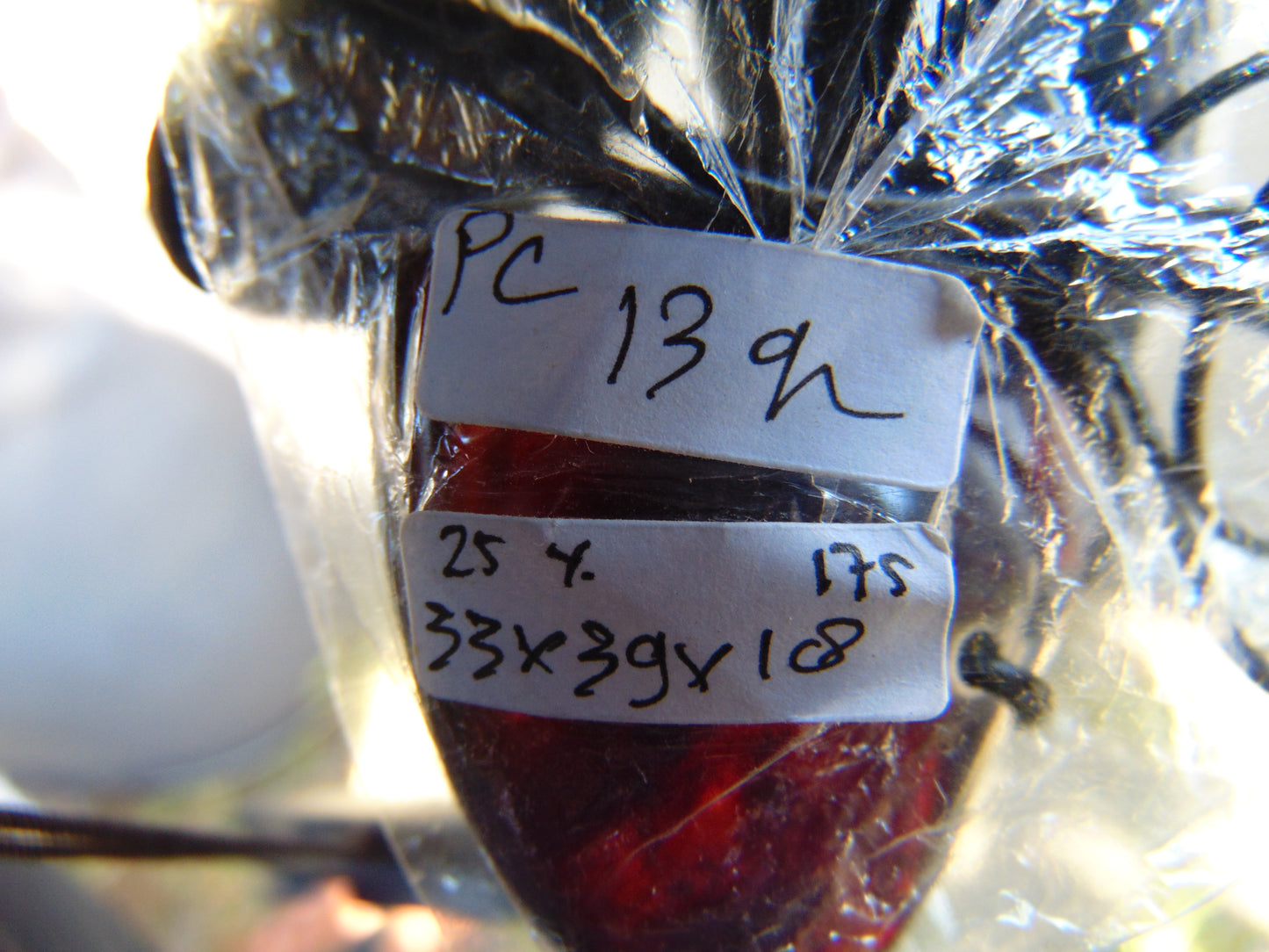 13 gr Heart Pendant Indonesian Blue Amber for Healing 25Y175