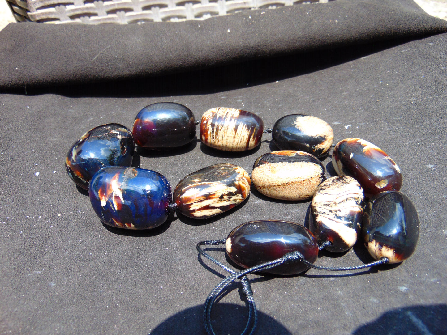 204 gr Big Necklace Indonesian Amber for Healing A11K44