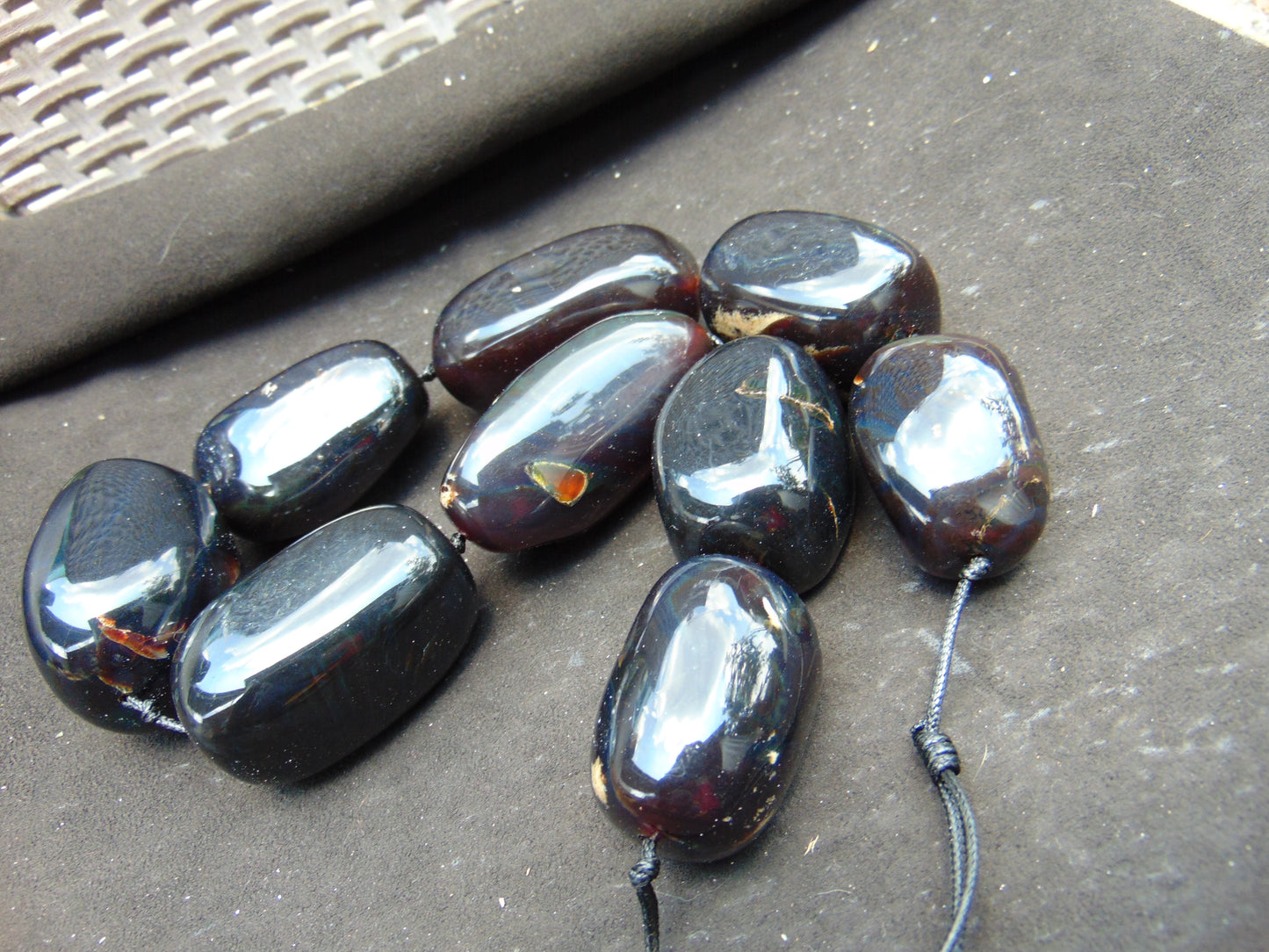519 gr Big Necklace Indonesian Amber for Healing A9K50