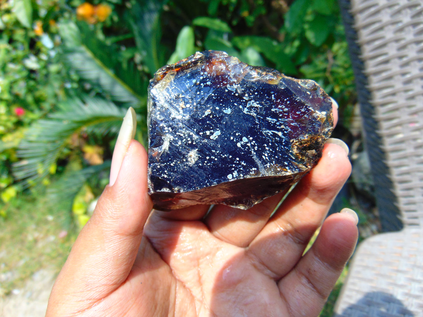 64 gram Rough Raw Indonesian Blue Amber for Healing RBAR66