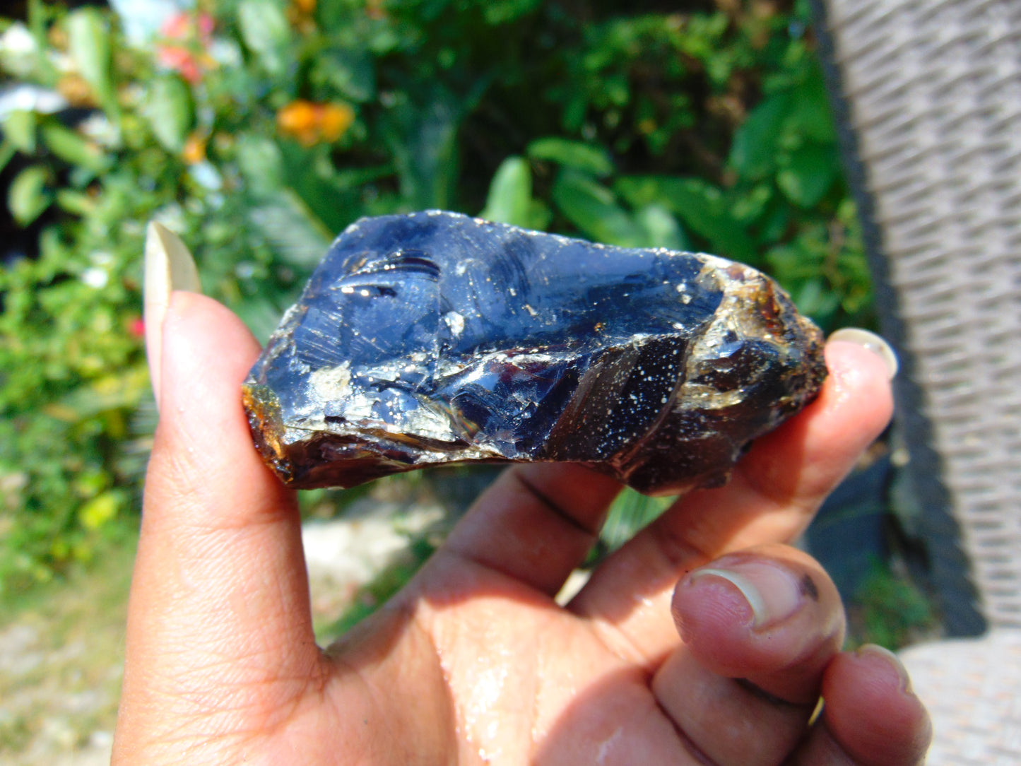 64 gram Rough Raw Indonesian Blue Amber for Healing RBAR66