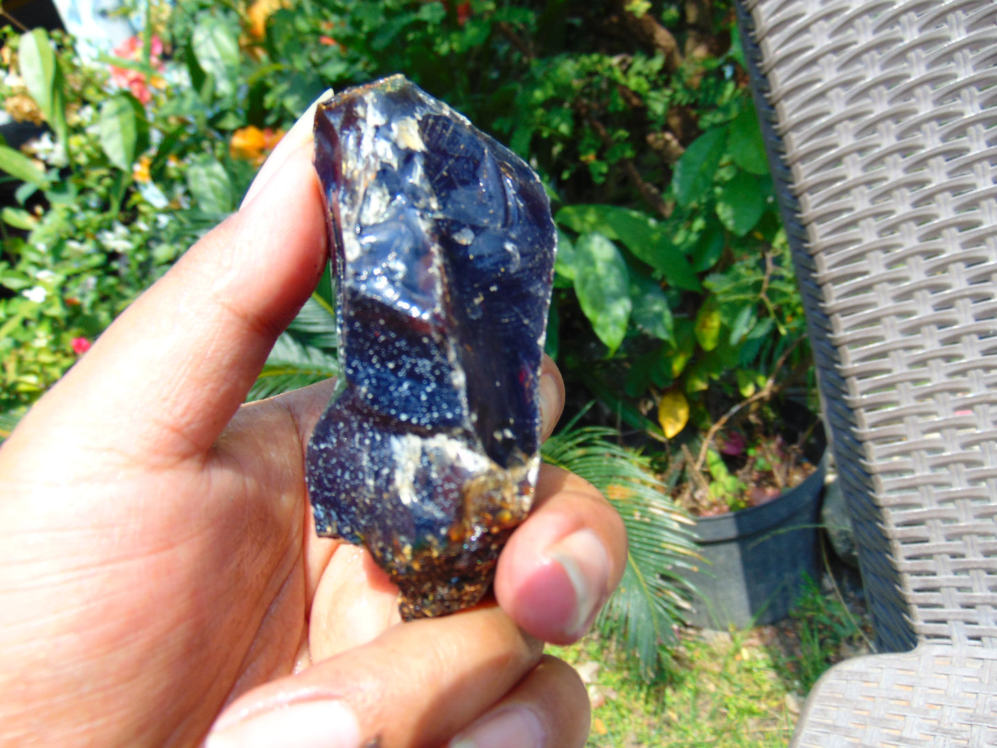 64 gram Rough Raw Indonesian Blue Amber for Healing RBAR66