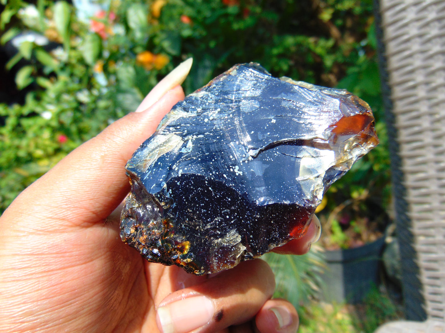 64 gram Rough Raw Indonesian Blue Amber for Healing RBAR66
