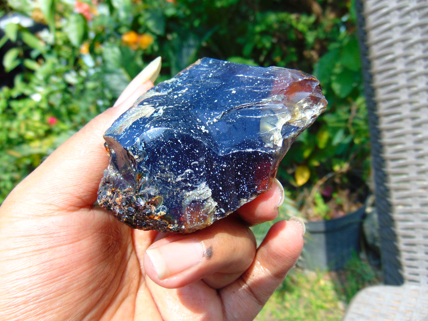 64 gram Rough Raw Indonesian Blue Amber for Healing RBAR66