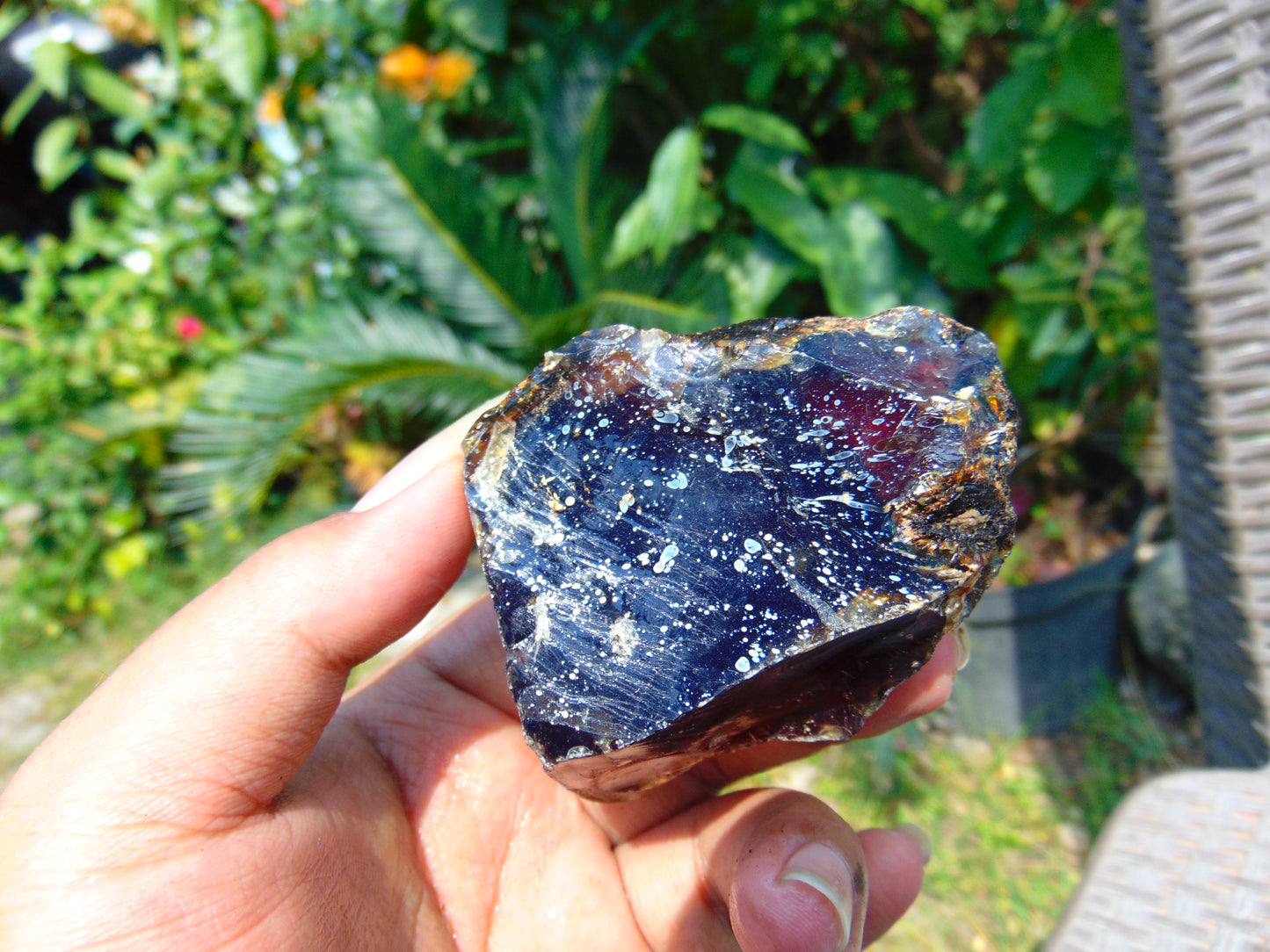 64 gram Rough Raw Indonesian Blue Amber for Healing RBAR66