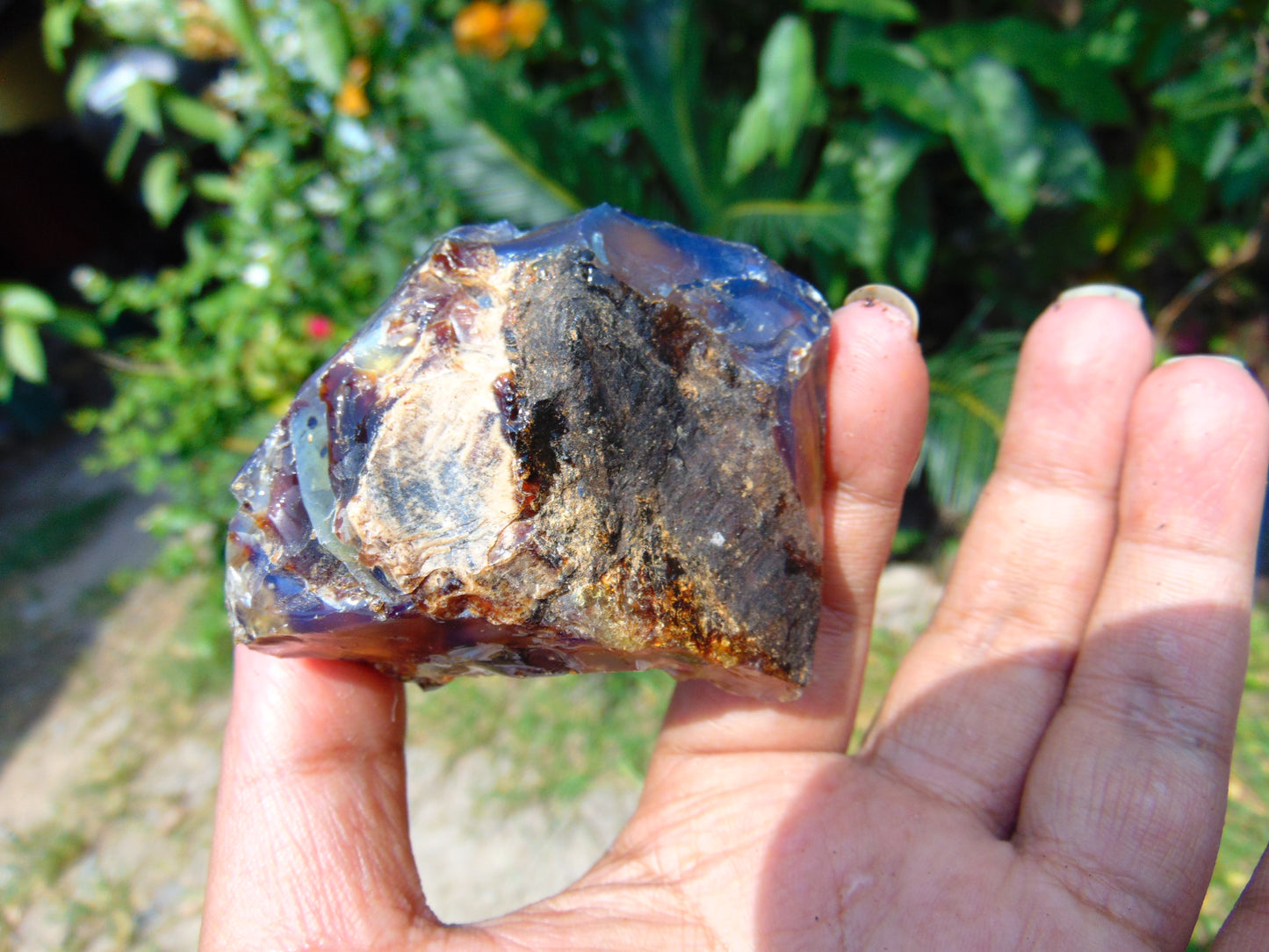 60 gram Rough Raw Indonesian Blue Amber for Healing RBAR75