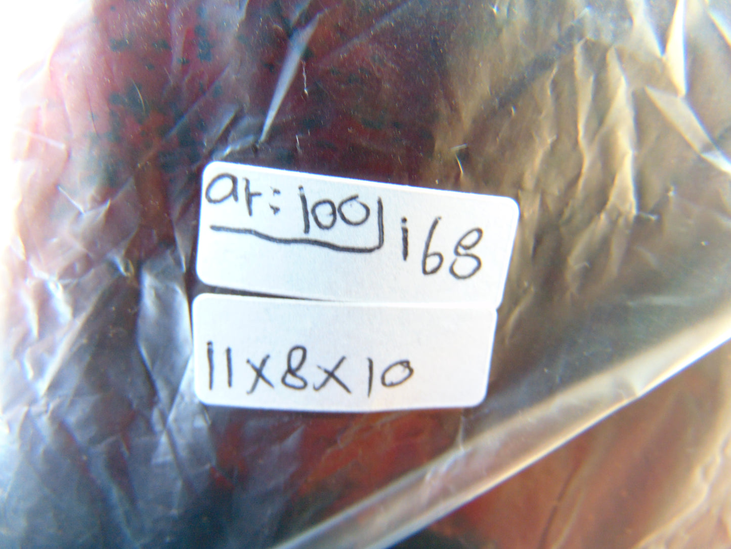 168 gr full polished 11x8x10 cm Indonesia Inclusion Green Amber for Healing ST100