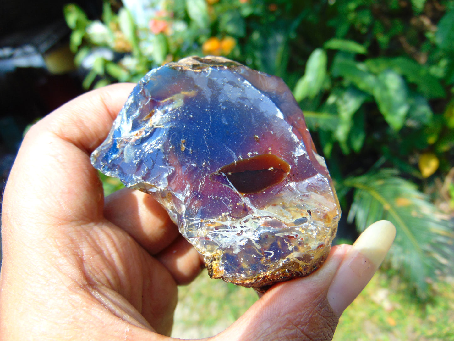 60 gram Rough Raw Indonesian Blue Amber for Healing RBAR75