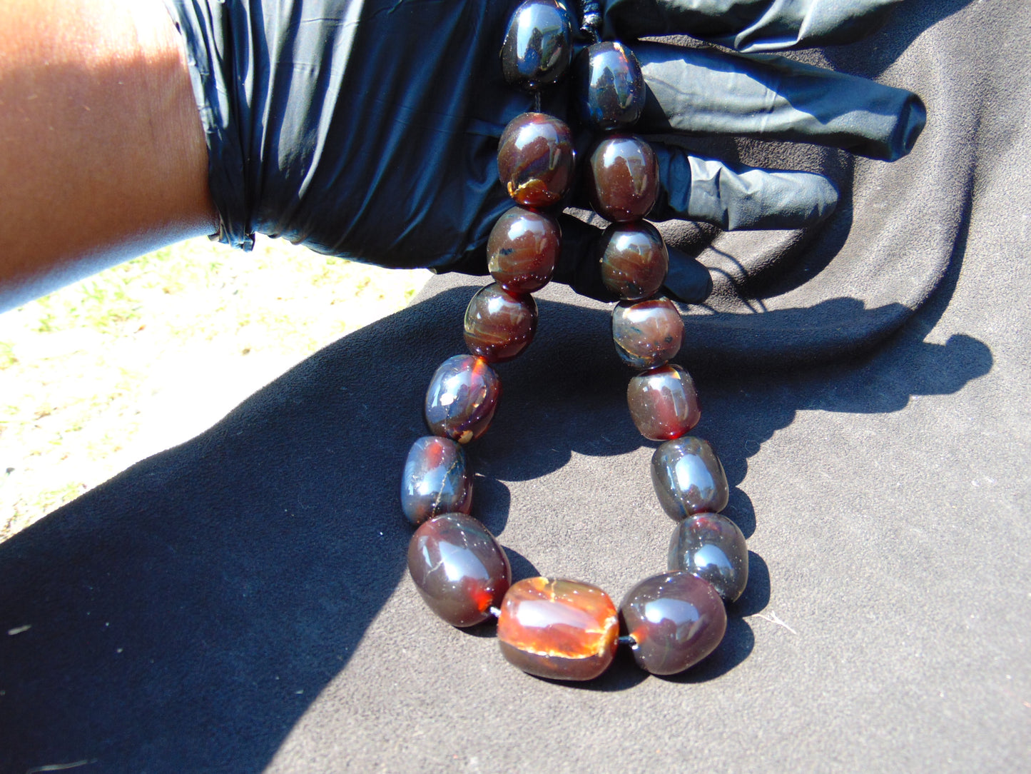 94 gram Small Beads Combination Necklace Indonesian Amber for Healing XX2