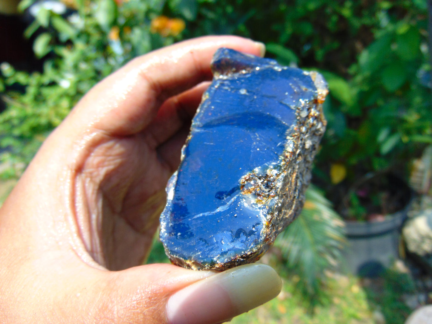 64 gram Rough Raw Indonesian Blue Amber for Healing RBAR37