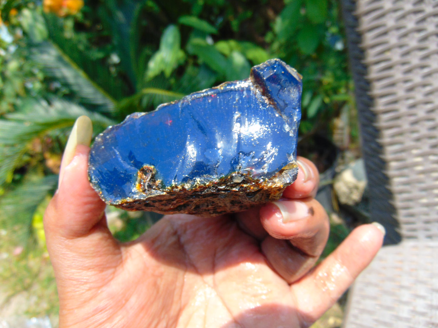 64 gram Rough Raw Indonesian Blue Amber for Healing RBAR37