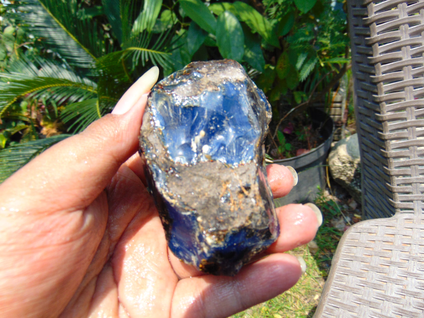 75 gram Rough Raw Indonesian Blue Amber for Healing RBAR51
