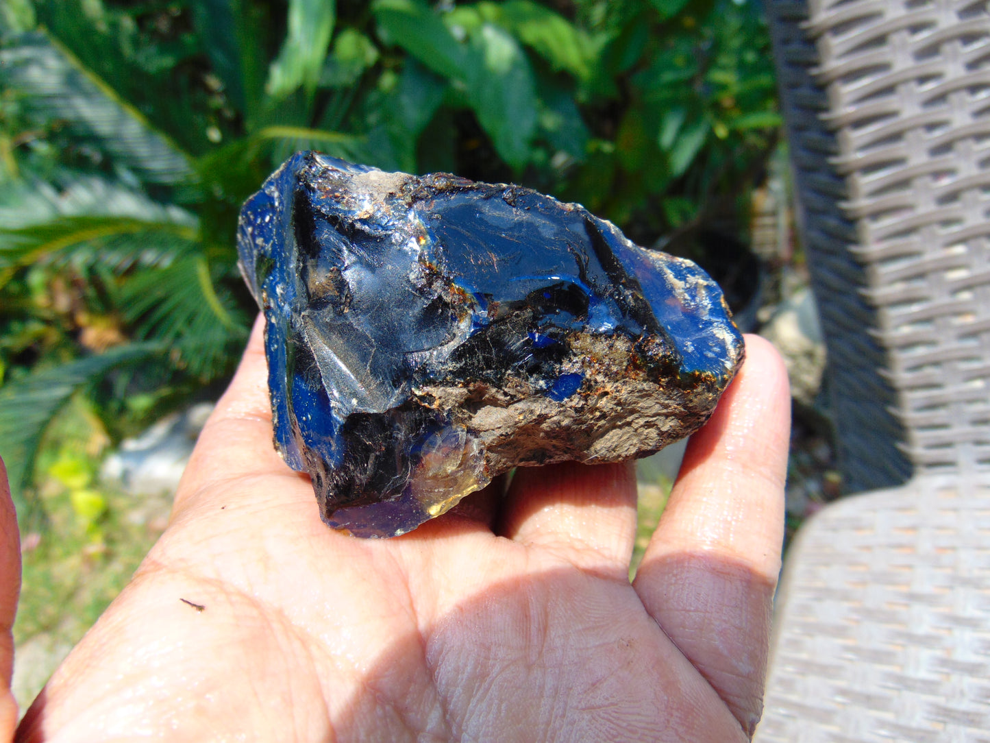 75 gram Rough Raw Indonesian Blue Amber for Healing RBAR51